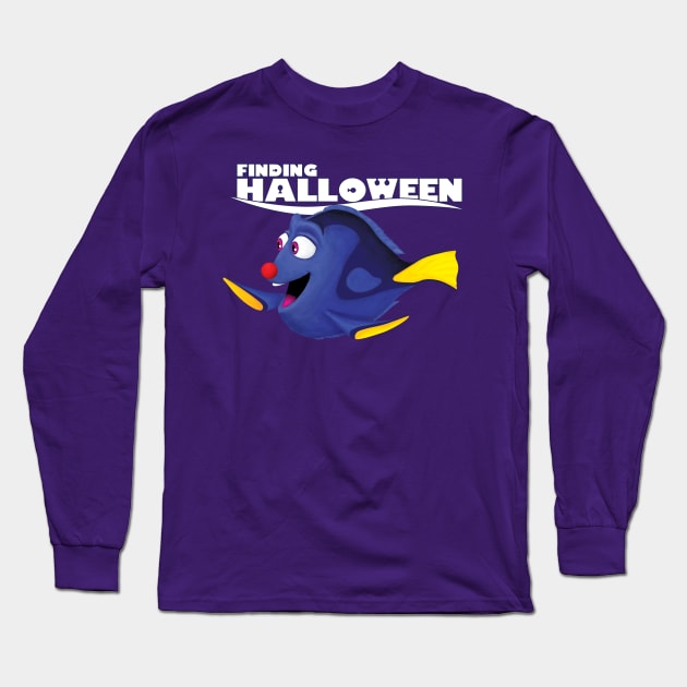 Finding Halloween Dory Clown Fish Long Sleeve T-Shirt by ZZDeZignZ